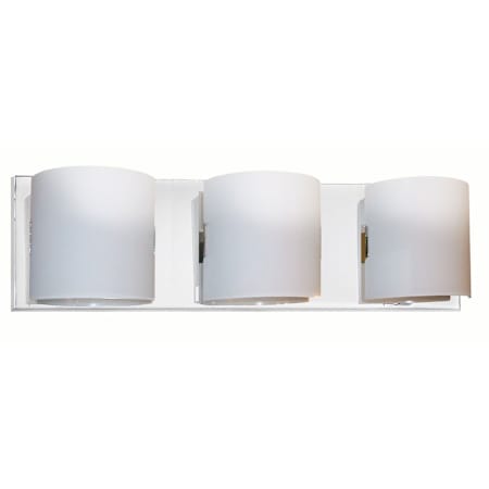 Dainolite Sanctuary 3 Light 20" Wide Bathroom Vanity Light Polished Chrome