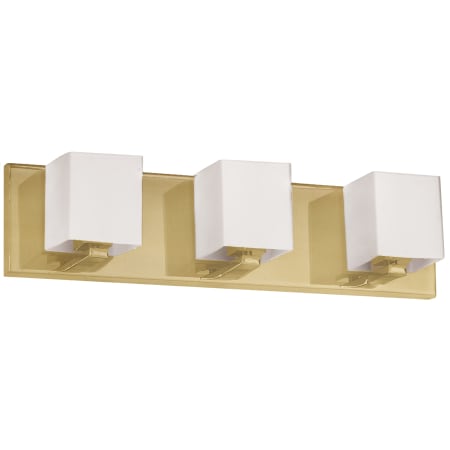 Dainolite Verona 3 Light 19" Wide Bathroom Vanity Light Aged Brass