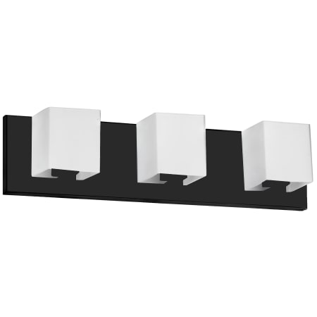 Dainolite Verona 3 Light 19" Wide Bathroom Vanity Light Matte Black
