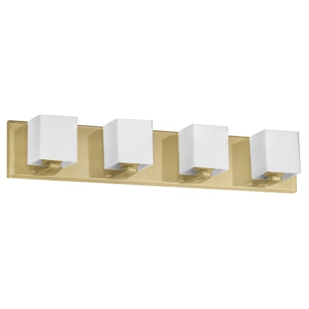 Dainolite Verona 4 Light 26" Wide Bathroom Vanity Light Aged Brass