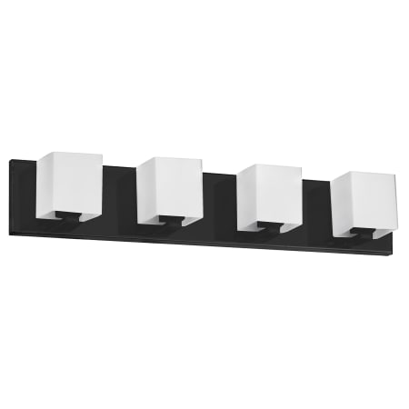 Dainolite Verona 4 Light 26" Wide Bathroom Vanity Light Matte Black