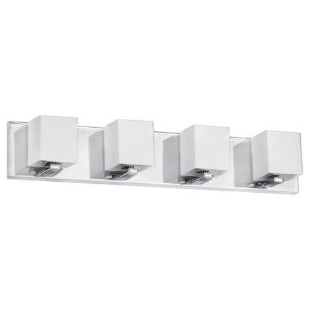 Dainolite 4 Light ADA Compliant Vanity Light Polished Chrome