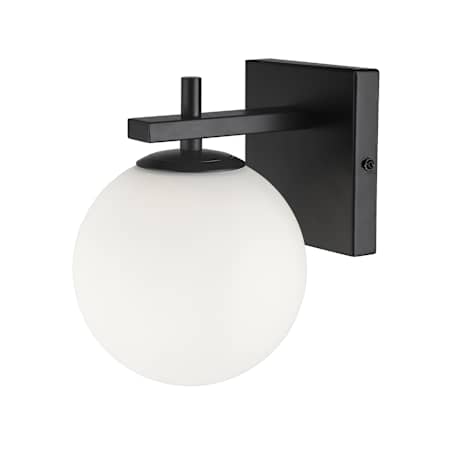 Dainolite Vivaldi 8" Tall Wall Sconce Matte Black