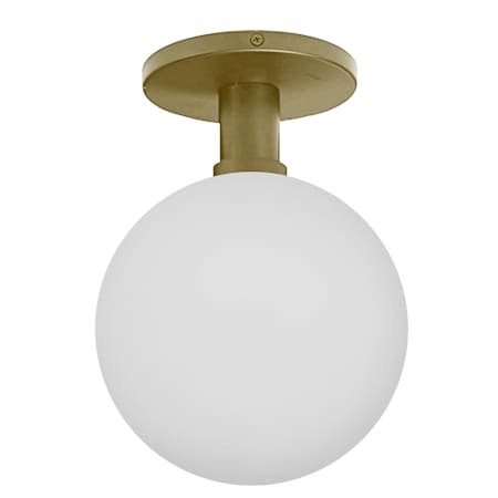 Dainolite Vida 7" Tall Wall Sconce White / Aged Brass