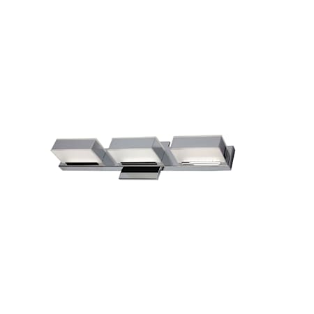 Dainolite 6 Light 20" Wide LED Bathroom Vanity Light Polished Chrome