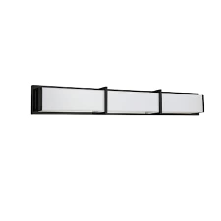 Dainolite Winston 40" Wide LED Bath Bar Matte Black