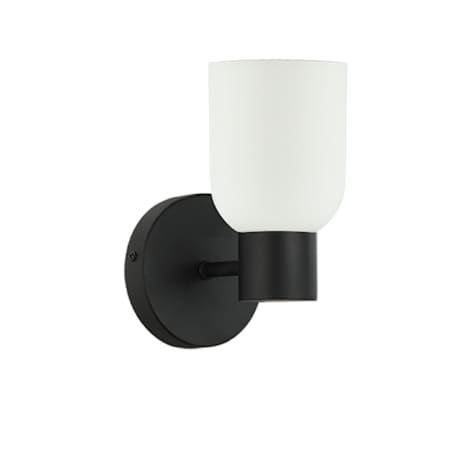 Dainolite Vonda 8" Tall Wall Sconce Matte Black