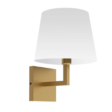 Dainolite Whitney 11" Tall Wall Sconce Aged Brass / White