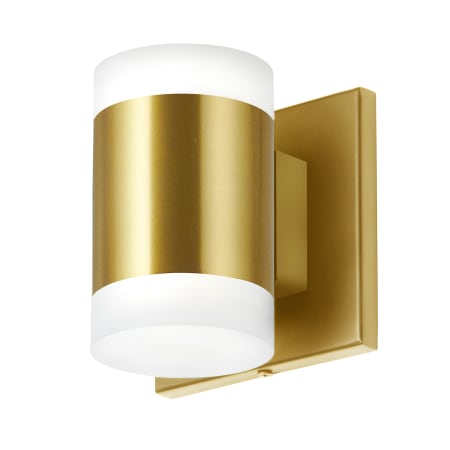 Dainolite Wilson 5" Tall LED Wall Sconce Aged Brass