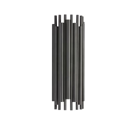 Dainolite Weslyn 2 Light 18" Tall Wall Sconce Matte Black