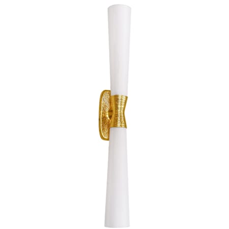 Dainolite Whitney 2 Light 32" Tall Wall Sconce Gold / White