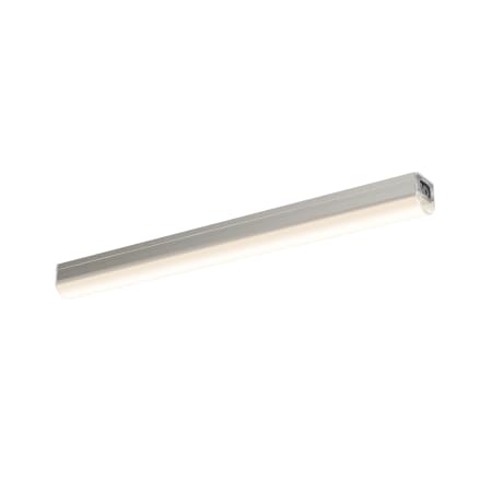 DALS Lighting 12" Wide LED Flush Mount Linear Ceiling Fixture Aluminum
