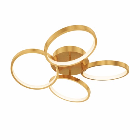 DALS Lighting Hover 24" Wide Semi-flush Ceiling Fixture Gold