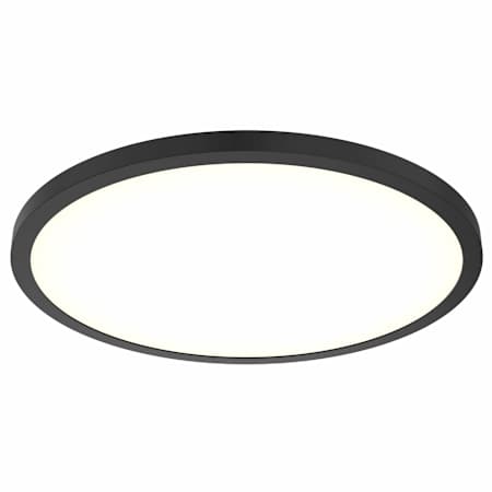DALS Lighting Delta 24" Wide LED Flush Mount Ceiling Fixture Black