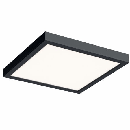 DALS Lighting 14" Wide LED Flush Mount Square Ceiling Fixture Black