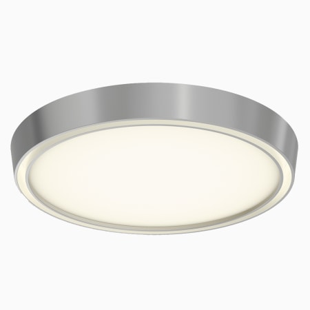 DALS Lighting Bloom 12" Wide Dual Light LED Flush Mount Ceiling Fixture - 3000K & 1570 Lumens Satin Nickel