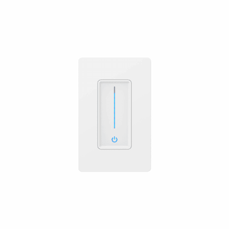 DALS Lighting Slide 5" Single Pole LED Switch White