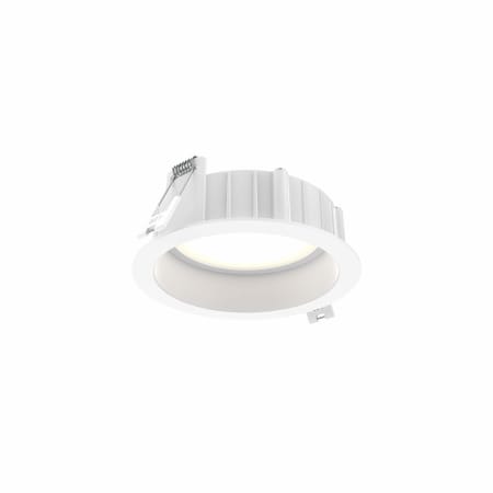 DALS Lighting Notch 4" Integrated LED Baffle Recessed Trim with Shade White