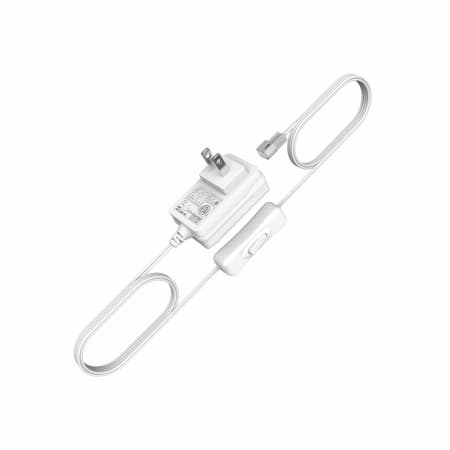 DALS Lighting 48" Long 12 Watt Plug-In Under Cabinet Driver with On / Off Switch White