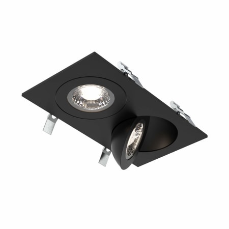 DALS Lighting Pivot Duo 4" Integrated LED Adjustable Canless Recessed Light Black