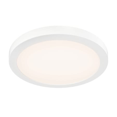DALS Lighting Radiance 12" Wide Flush Mount Drum Ceiling Fixture White