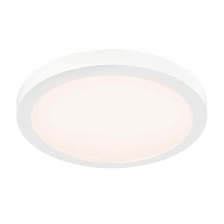 DALS Lighting Prime 12" Wide LED Flush Mount Ceiling Fixture White