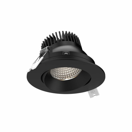 DALS Lighting Revolve 3-1/2" Integrated LED Round Adjustable Canless Recessed Light Black