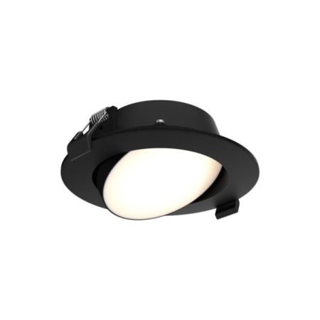 DALS Lighting Fusion 4" Integrated LED Adjustable Canless Recessed Light Black