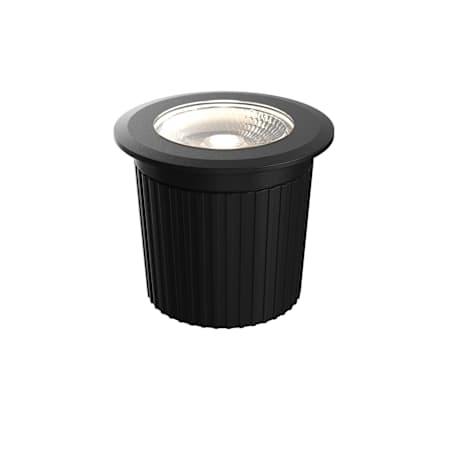 DALS Lighting Single Sol 3" Wide 12V LED In-Ground Well Light Black