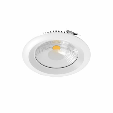 DALS Lighting Hilux Commercial LED Canless Recessed Fixture with 8" Open Trim - Airtight White