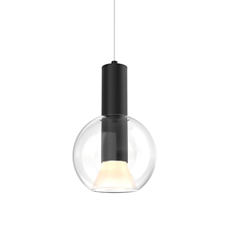 DALS Lighting Iris 6" Wide LED Mini Pendant Black