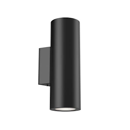 DALS Lighting Aden 12" Tall LED Outdoor Wall Sconce Black