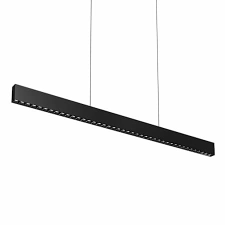 DALS Lighting Pinpoint 47" Wide LED Linear Chandelier Black