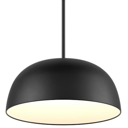 DALS Lighting Napa 20" Wide LED Pendant / Converts to Flush Mount Black