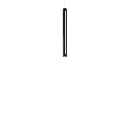 DALS Lighting Single Light 2" Wide LED Mini Pendant Black