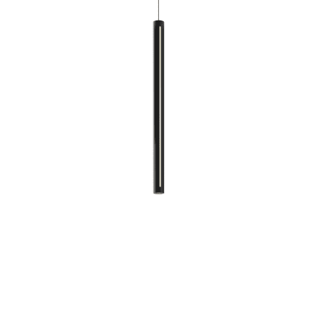 DALS Lighting Single Light 2" Wide LED Mini Pendant Black