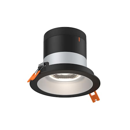 DALS Lighting Moda LED Canless Recessed Fixture with 4" Open Trims - 20 Degree Beam Angle and Black Trim Alzak