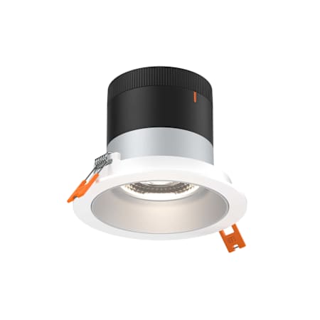 DALS Lighting Versa LED Canless Recessed Fixture with 4" Open Trims - 60 Degree Beam Angle and White Trim Alzak