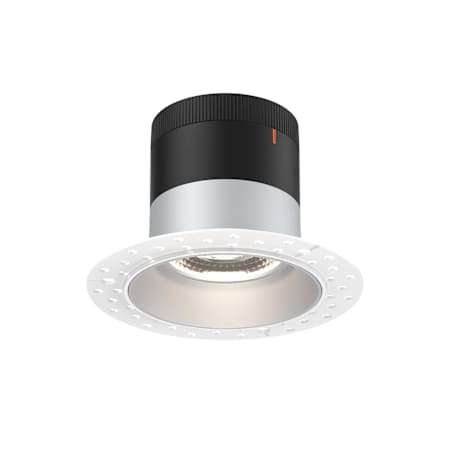 DALS Lighting Versa LED Canless Recessed Fixture with 6" Open Trims - 60 Degree Beam Angle and Trimless Alzak