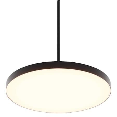 DALS Lighting Fusion 21" Wide LED Pendant / Converts to Flush Mount Black