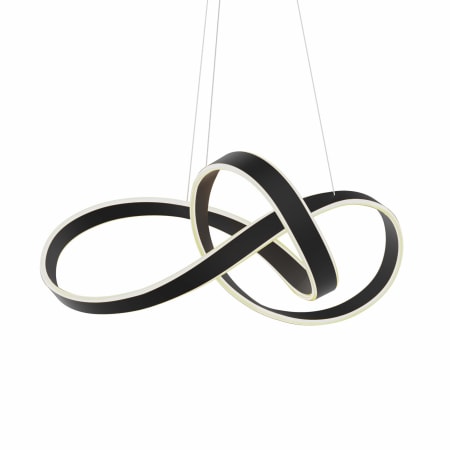 DALS Lighting Twirl 28" Wide Suspension Pendant Black