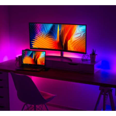 DALS Lighting RGB Tape Kit Computer Scene