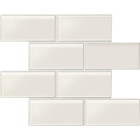 Daltile Amity - 3" x 6" Rectangle Wall Tile - Glossy Visual - Sold by Carton (6 SF/Carton) White