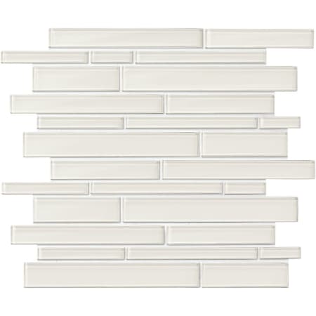 Daltile Amity - 11" x 14" Rectangle Wall Tile - Glossy Visual - Sold by Sheet (0.93 SF/Sheet) White