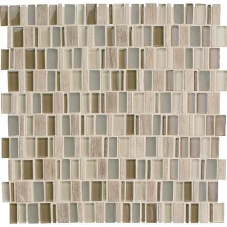 Daltile Clio - 1" x 1" Rectangle Wall Tile - Glossy Visual - Sold by Sheet (0.96 SF/Sheet) Hera