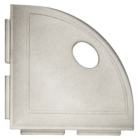 Daltile 5-1/4" Wide Corner Shelf from the Bath Accessories Collection Gray