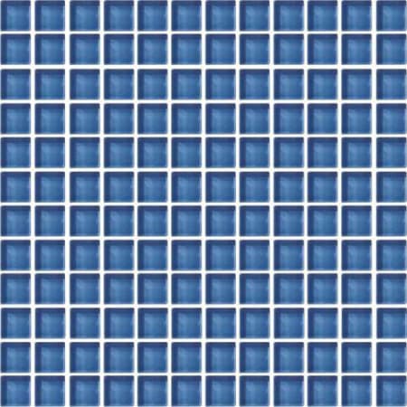 Daltile Color Wave - 1" x 1" Square Wall Tile - Glossy Visual - Sold by Sheet (1 SF/Sheet) Twilight Blue