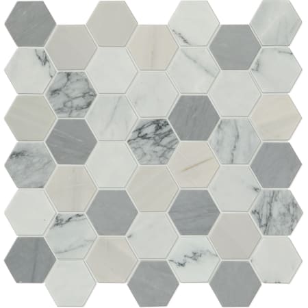 Daltile Sample Only of 2HEXMS1U Cirrus Storm