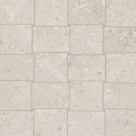 Daltile Dignitary - 12" x 12" Square Floor and Wall Tile - Unpolished Visual - Sold by Sheet (0.97 SF/Sheet) Luminary White