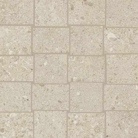 Daltile Dignitary - 12" x 12" Square Floor and Wall Tile - Unpolished Visual - Sold by Sheet (0.97 SF/Sheet) Notable Beige